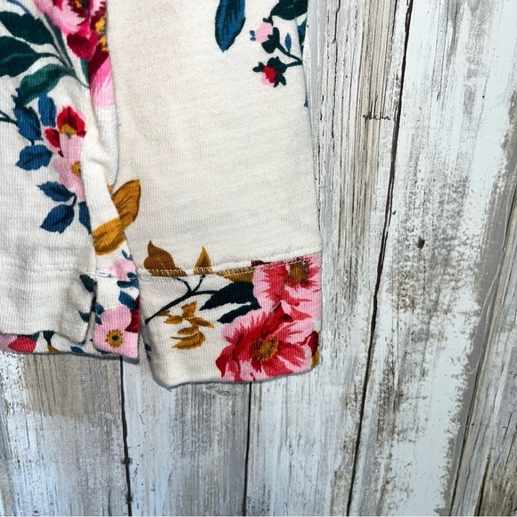 Loft Cream Floral Sweatshirt - Picture 4 of 6
